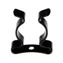 RS PRO Nylon-Coated Stainless Steel Spring Clip 19.05 mm, 7.94 mm Height, 3.6 mm Fixing Hole, Black 507-797