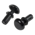 Essentra Nylon Snap Rivet 3 mm, 6.1 mm Length, 6.4 mm Head Diameter, SR-3055B