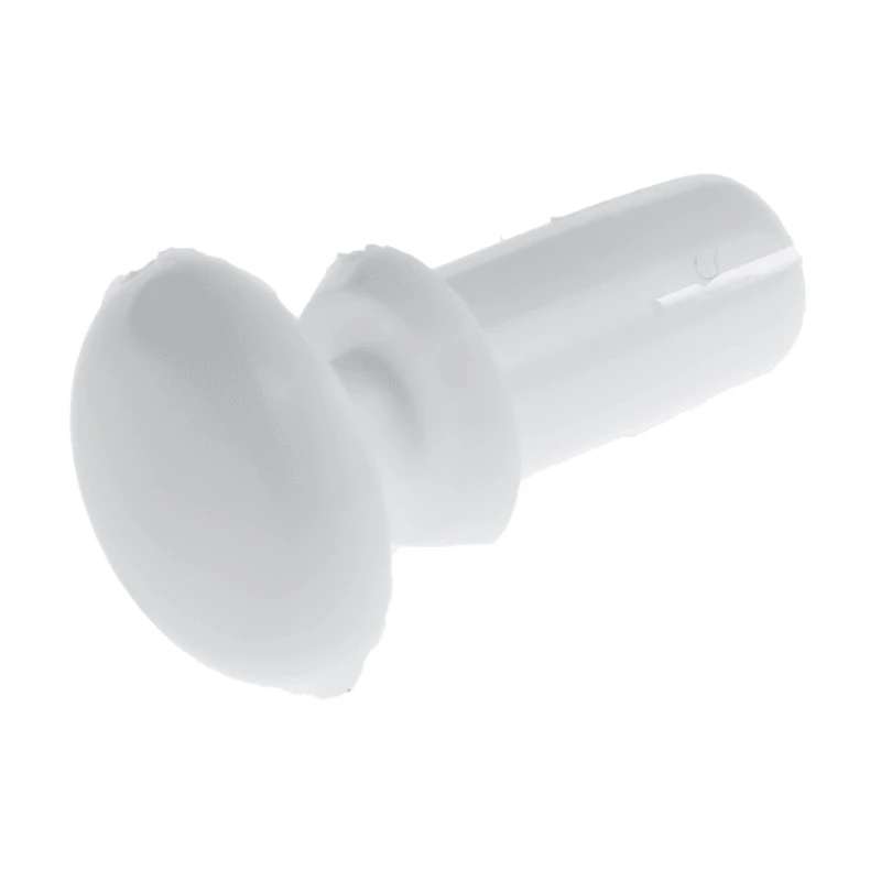 Essentra Nylon Snap Rivet 4 mm, Snap Type, 9 mm Length, SR-4080W
