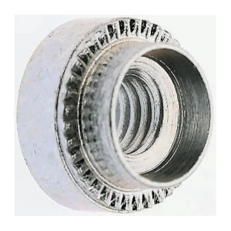Hank Passivated Zinc Plated Steel Rivet Bush, M5 Thread, 11.1 mm Outside Diameter, 7.95 mm Fixing Hole, 3.8 mm Depth 505-397