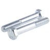 RS PRO Bright Zinc Plated Steel Hex Bolt M12 x 80 mm DIN 931 304 Grade 279-830