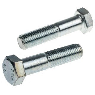 RS PRO Bright Zinc Plated Steel Hex Bolt M16 x 70 mm, Grade 304, DIN 931, 279-903