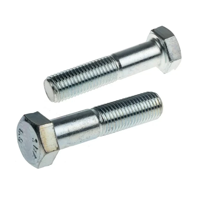 RS PRO Bright Zinc Plated Steel Hex Bolt M16 x 70 mm, Grade 304, DIN 931, 279-903