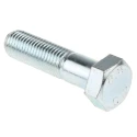 RS PRO Bright Zinc Plated Steel Hex Bolt M20 x 80 mm High Tensile DIN 931 279-997