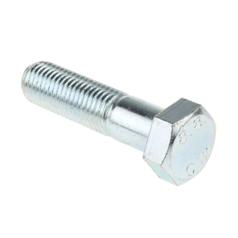 RS PRO Bright Zinc Plated Steel Hex Bolt M20 x 80 mm High Tensile DIN 931 279-997
