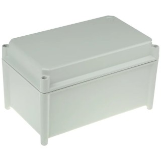RS PRO Mureva BOX Series Grey Lid Fibreglass Enclosure IP67 IK10 175mm x 185mm x 300mm 508-009