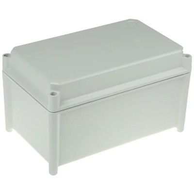 RS PRO Mureva BOX Series Grey Lid Fibreglass Enclosure IP67 IK10 175mm x 185mm x 300mm 508-009