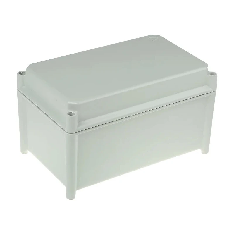 RS PRO Mureva BOX Series Grey Lid Fibreglass Enclosure IP67 IK10 175mm x 185mm x 300mm 508-009