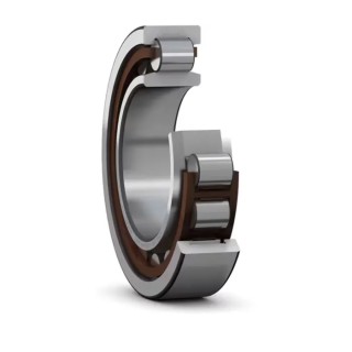 SKF Cylindrical Roller Bearing, 35mm ID, 72mm OD, Non-Metallic Cage, NU 207 ECP