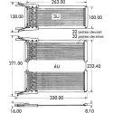 Vero Technologies 64 Way 2 Eurocard Extender Board FR4, 300 mm x 233 mm, Double-Sided, DIN 41612, 09-0106