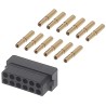 HARWIN Datamate Connector Kit Containing Crimps, 12 Way DIL Female Shell M80-8891205