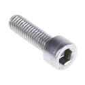 RS PRO Plain Stainless Steel Hex Socket Cap Screw M6 x 20 mm DIN 912 281-120