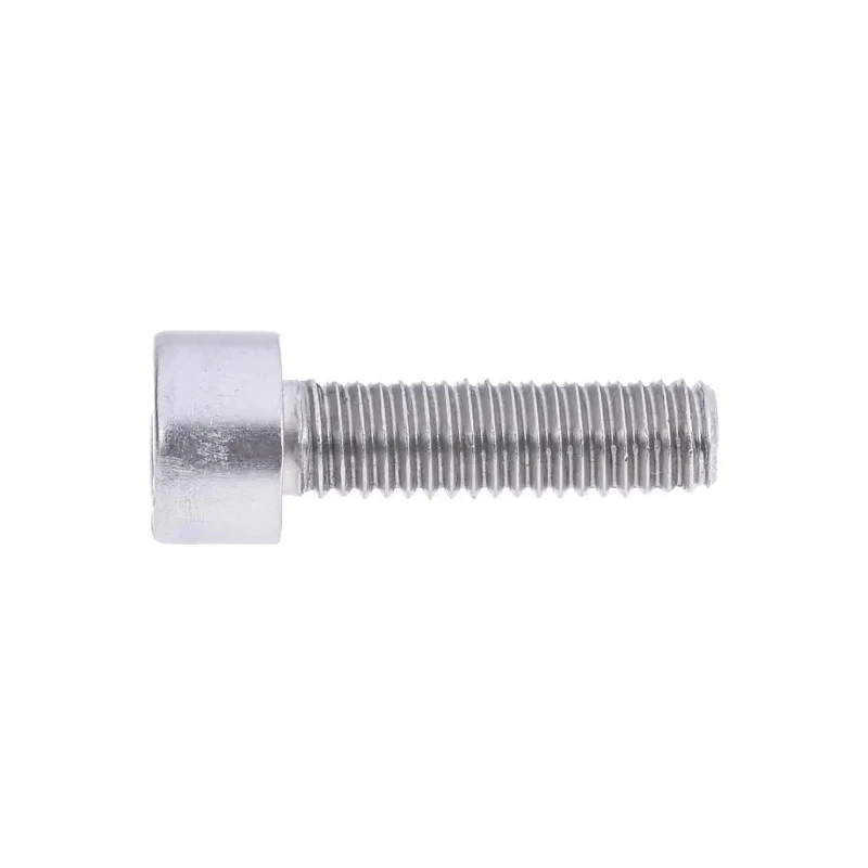 RS PRO Plain Stainless Steel Hex Socket Cap Screw M6 x 20 mm DIN 912 281-120