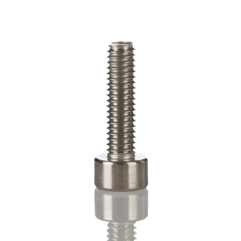 RS PRO Plain Stainless Steel Hex Socket Cap Screw M8 x 30 mm DIN912 Grade A 281-170