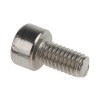 RS PRO Plain Stainless Steel Hex Socket Cap Screw M4 x 8 mm, A2 Grade, DIN 912, Model 281-029