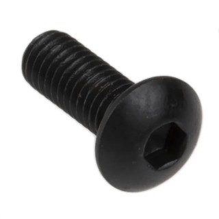 RS PRO Bright Zinc Steel Hex Socket Button Screw, M3 × 8 mm, Hex Socket, Grade 10.9, ISO 7380, 281-186