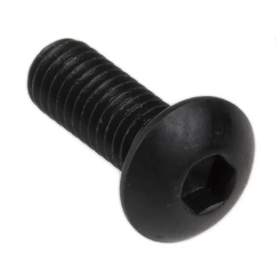 RS PRO Bright Zinc Steel Hex Socket Button Screw, M3 × 8 mm, Hex Socket, Grade 10.9, ISO 7380, 281-186