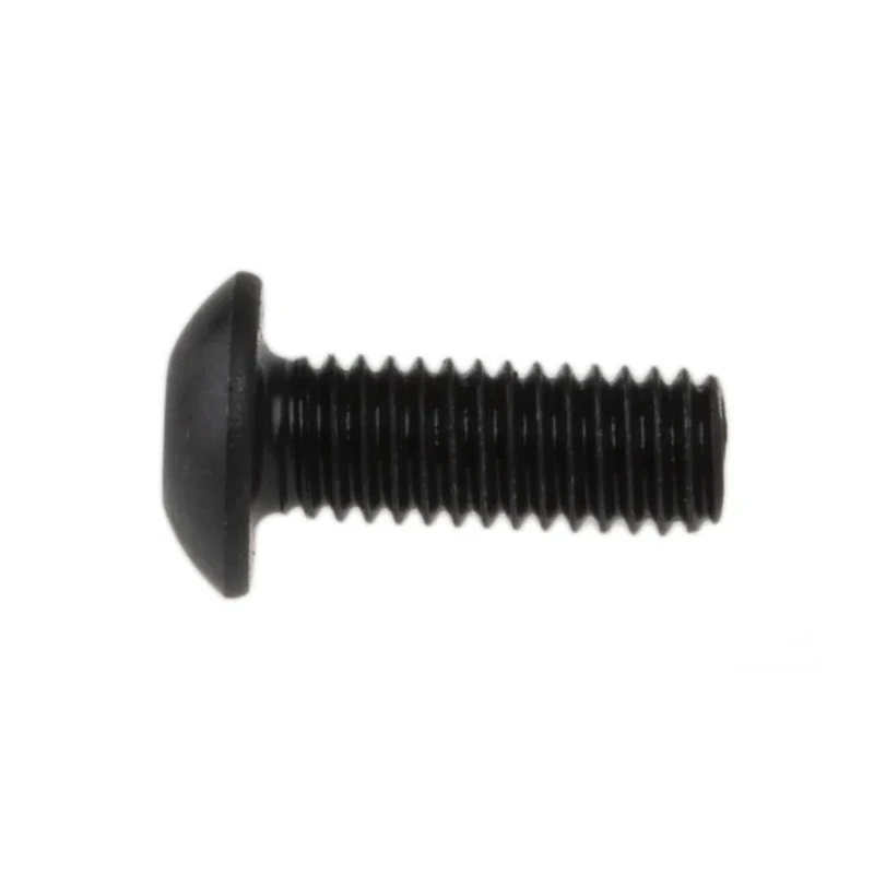 RS PRO Bright Zinc Steel Hex Socket Button Screw, M3 × 8 mm, Hex Socket, Grade 10.9, ISO 7380, 281-186