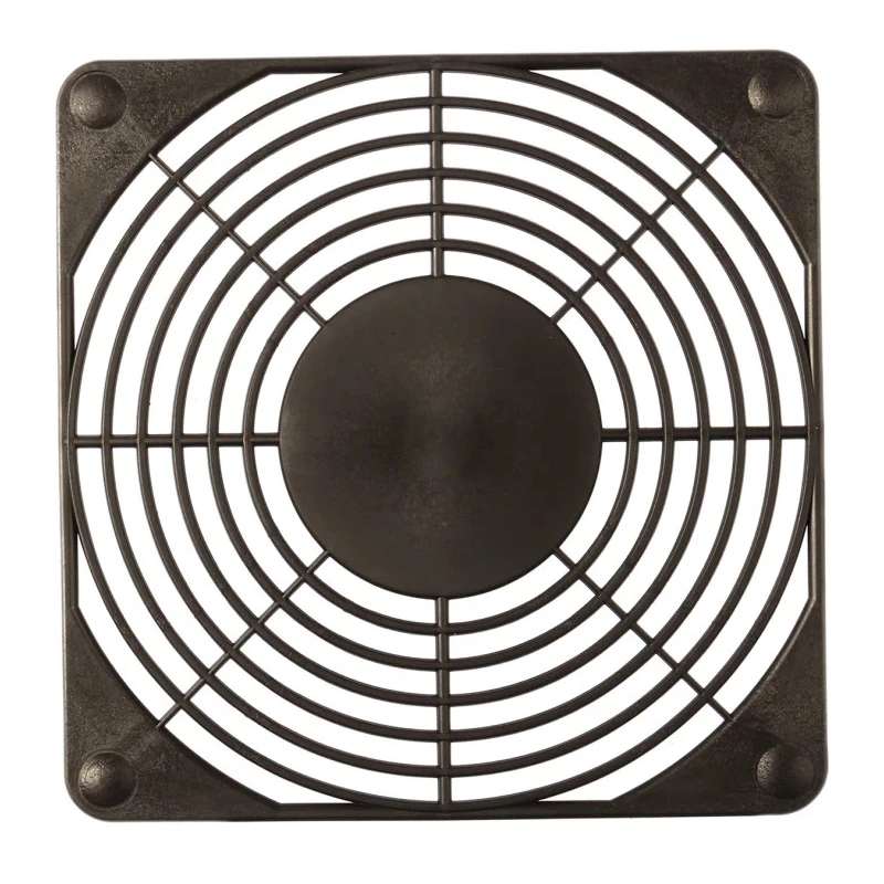 ebm-papst Plastic Finger Guard for 119 x 119 mm Axial Fans, Push-On, Black, 105 mm Hole Spacing, 6.5 mm Depth 92164-2-2929