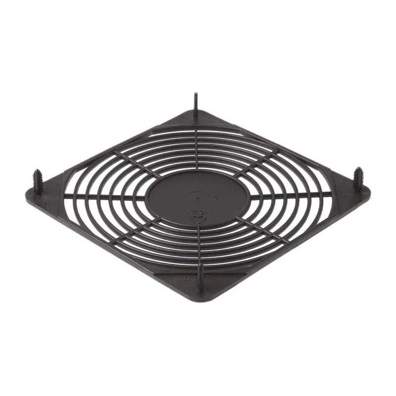 ebm-papst Plastic Finger Guard for 119 x 119 mm Axial Fans, Push-On, Black, 105 mm Hole Spacing, 6.5 mm Depth 92164-2-2929
