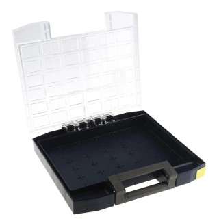 Raaco 10 Cell Blue Polystyrene, Polycarbonate, Polypropylene Compartment Box, 55mm x 354mm x 323mm 134828