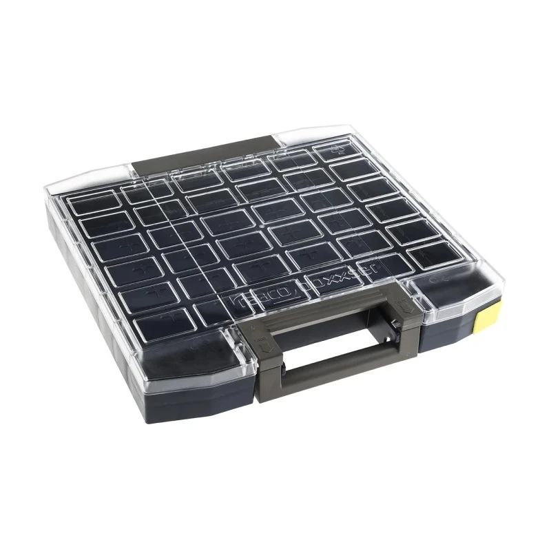 Raaco 10 Cell Blue Polystyrene, Polycarbonate, Polypropylene Compartment Box, 55mm x 354mm x 323mm 134828