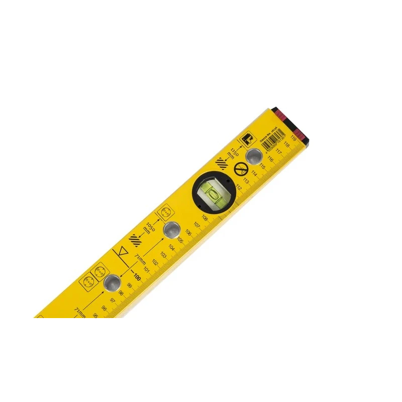Stabila Spirit Level Aluminium 1.2 m ±0.5 mm/m Horizontal & Vertical Vials 16136