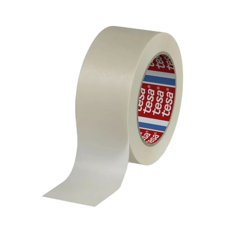 Tesa 4331 Beige BDF Automotive Masking Tape, Polyethylene Terephthalate, Silicone Adhesive, 50mm x 50m, 200°C, 04331-00012-00