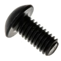 RS PRO Black Steel Hex Socket Cap Screw M4 x 8 mm ISO 7380 Grade 10.9 281-215
