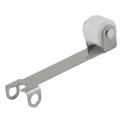 ZF Microswitch Actuator Roller Lever, Plastic, Black, For Use With DC (LC) Series 714-0261