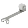 ZF Microswitch Actuator Roller Lever, Plastic, Black, For Use With DC (LC) Series 714-0261
