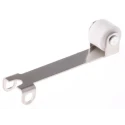 ZF Microswitch Actuator Roller Lever, Plastic, Black, For Use With DC (LC) Series 714-0261