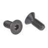 RS PRO Plain Steel Hex Socket Countersunk Screw M8 x 20 mm Hex Socket Head DIN 7991 Grade 10.9 Black Self-Colour 281-552