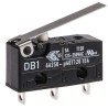ZF Lever Micro Switch, Solder Terminal, 6A, 250 V AC, SPDT, IP50, DB1C-A1LC