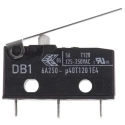 ZF Lever Micro Switch, Solder Terminal, 6A, 250 V AC, SPDT, IP50, DB1C-A1LC