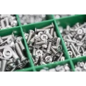 RS PRO Stainless Steel 3168 Piece Pozidriv Drive Machine Screw and Bolt Kit 281-984