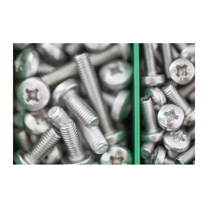 RS PRO Stainless Steel 3168 Piece Pozidriv Drive Machine Screw and Bolt Kit 281-984