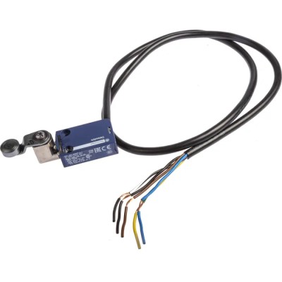 Telemecanique Sensors OsiSense XC Series Roller Lever Limit Switch, 1 NO/1 NC, IP68, IP67, IP66, Zinc Alloy XCMD2116L1