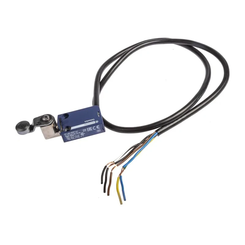 Telemecanique Sensors OsiSense XC Series Roller Lever Limit Switch, 1 NO/1 NC, IP68, IP67, IP66, Zinc Alloy XCMD2116L1