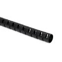 HellermannTyton Polyamide 6 Black Cable Sleeve 25m Length, 21 mm Max Diameter, Helawrap Series 161-63301 HWPAV020-PA6V0-BK