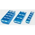 Linpac Storage Systems Polypropylene Storage Bin, Blue, 500 mm x 188 mm x 115 mm VT0225BL