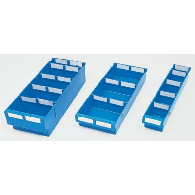 Linpac Storage Systems Polypropylene Storage Bin, Blue, 500 mm x 188 mm x 115 mm VT0225BL