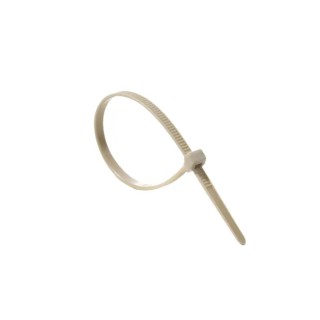 HellermannTyton Cable Tie, Non-Releasable, 145 mm x 3.4 mm, Beige Polyetheretherketone, -55°C to 118-00032 PT2A-PEEK-BGE