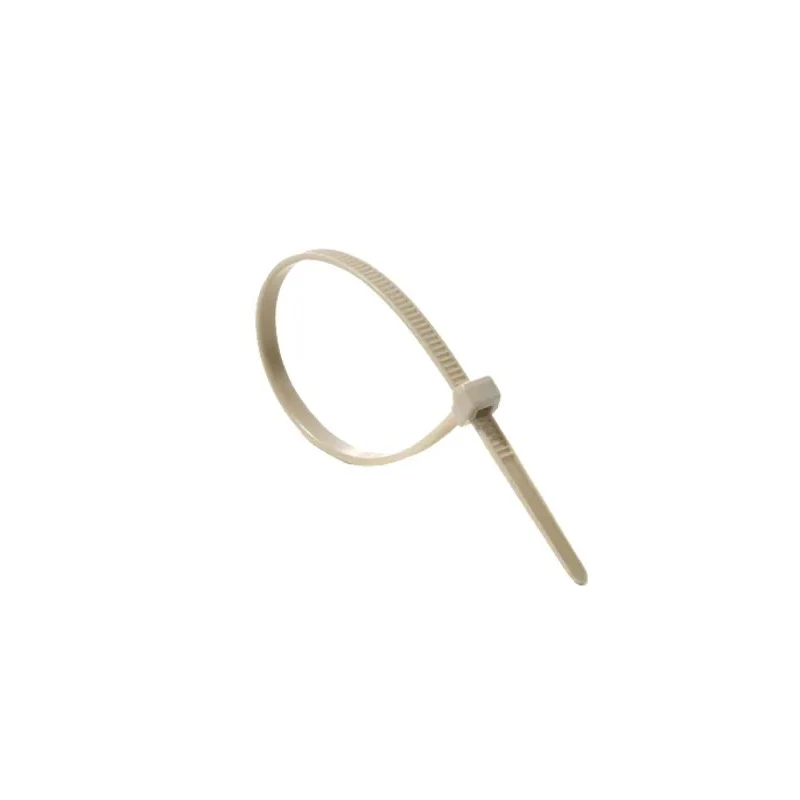 HellermannTyton Cable Tie, Non-Releasable, 145 mm x 3.4 mm, Beige Polyetheretherketone, -55°C to 118-00032 PT2A-PEEK-BGE