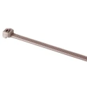 HellermannTyton Cable Tie, Non-Releasable, 145 mm x 3.4 mm, Beige Polyetheretherketone, -55°C to 118-00032 PT2A-PEEK-BGE