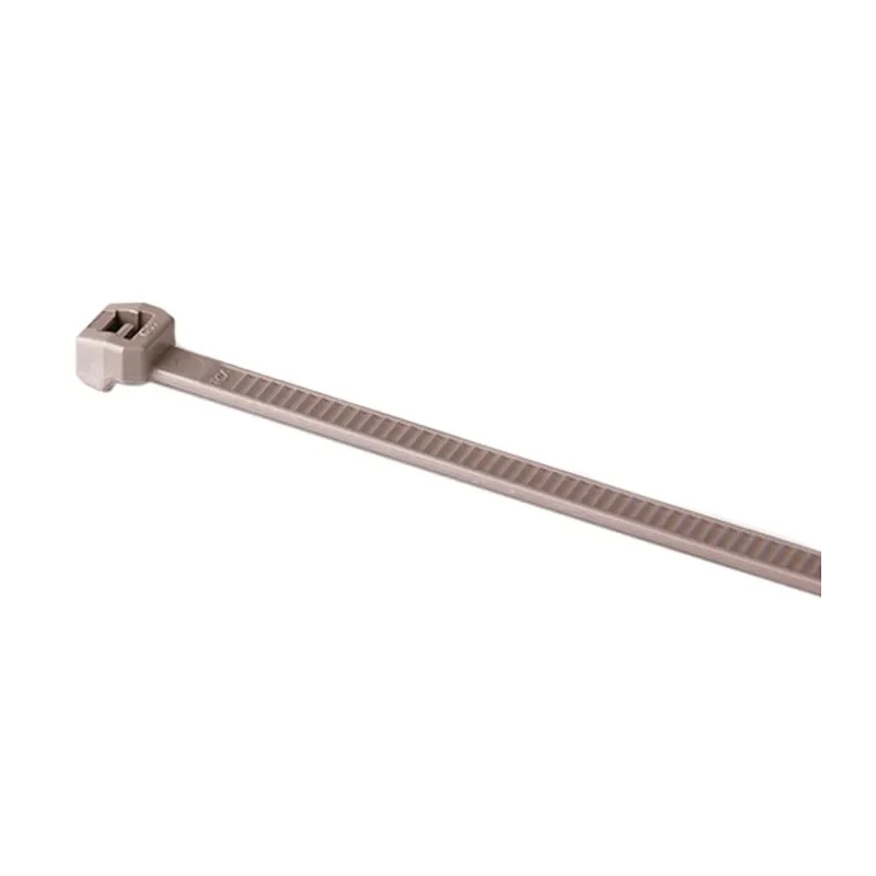 HellermannTyton Cable Tie, Non-Releasable, 145 mm x 3.4 mm, Beige Polyetheretherketone, -55°C to 118-00032 PT2A-PEEK-BGE