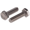 RS PRO Plain Stainless Steel Hex Bolt M4 x 16 mm DIN 933 520-021
