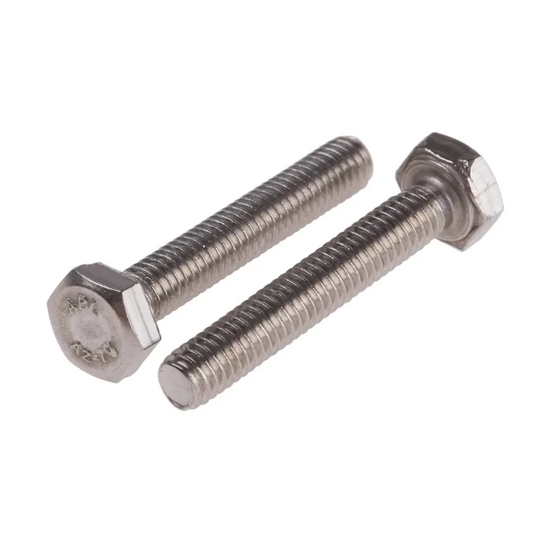 RS PRO Hex Bolt, Stainless Steel, M4 x 25 mm, Grade A2, Plain Finish 520-043
