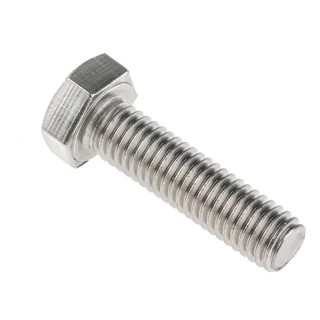 RS PRO Stainless Steel Hex Bolt M8 x 30 mm DIN 933 520-223