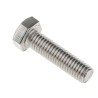 RS PRO Stainless Steel Hex Bolt M8 x 30 mm DIN 933 520-223